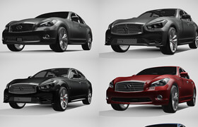 Car models from Sketchfab - infiniti