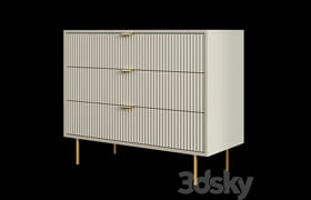 OM Chest of drawers CASCADE 3 drawers (JOMEHOME)
