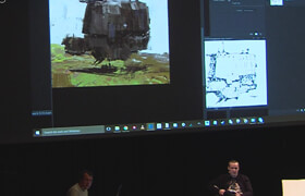 IAMAG - Craig Mullins  Painting Ian McQue's Vehicle