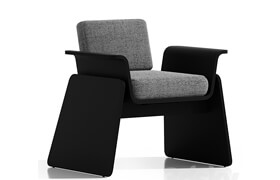 BASE bend armchair - bino home