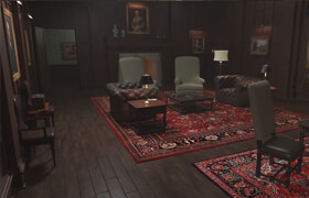 Skillshare - Create a Victorian Room with Blender and Substance Painter by Darrin Lile