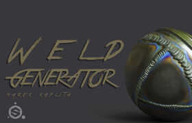 Weld Generator + Brush - Substance Painter - 材质