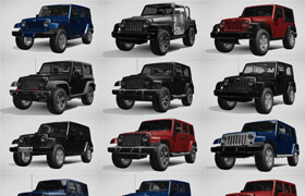Car models from Sketchfab - jeep