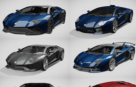 Car models from Sketchfab - lamborghin