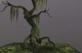 Artstation - Creating Old Growth Mossy Tree Tutorial and Game Assets