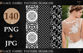 Artstation - Naser Kazemi - 140 LACE FABRIC PATTERN SEAMLESS