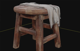 Artstation - Old Wooden Stool Full Creation Process by G Pouraskar