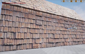 Artstation - Roof Tile Texture - Complete Workflow From 3D Modeling to Photoshop by Thiago Klafke