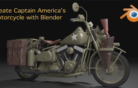Udemy - Create Captain America's Motorcycle with Blender by Darrin Lile