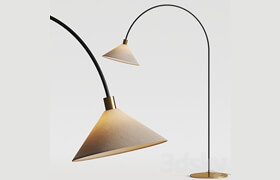 Crate and Barrel Sumner Arc Floor Lamp