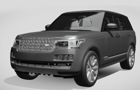 Car models from Sketchfab - landrover range rover hse td6 2016