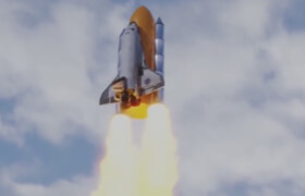 Udemy - Animate a Rocket Launch Smoke & Fire Simulation in Blender