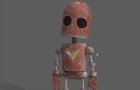 Udemy - Maya and Substance Painter Model and texture Old 3D Robot by Zakaria Zaki