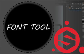 Artstation - Font Tool - Substance Painter - sp插件