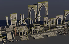 ArtStation - Medieval Fantasy Kitbash - 3dmodel
