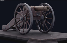 Udemy - BLENDER - Learn how to create old realistic cannon by Mrawan Hussain