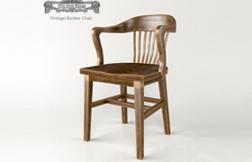 American Vintage Banker Chair