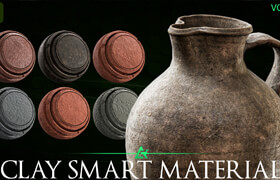 Artstation - High-Detail Clay Smart Material - 材质贴图