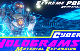 Cyber Holograms - Blendermarket