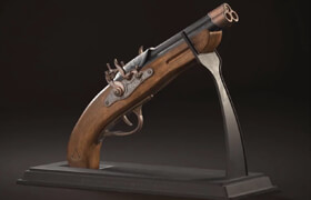 Artstation - OLD GUN Tutorial ( Modeling, Texturing, Lighting )