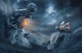 Udemy - Photoshop advanced manipulation course - The Ocean Monster