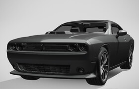 ​Car models from Sketchfab - mopar-dodge-challenger-2017