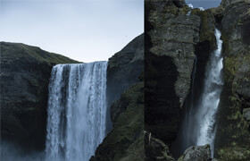 Photobash - Icelandic Waterfalls
