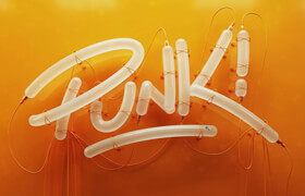 Domestika - 3D Lettering - Modelling and Texturising with Cinema 4D
