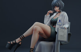 Cgtrader - Persona5 Tae Takemi 3D print model