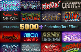 MightyDeals - 5,000+ Professional Text Effects from John Forsythe