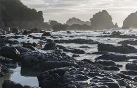 Photobash - Rocky Coast