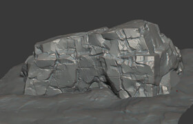 Artstation - Mastering Rock Sculpting Tutorial in Zbrush