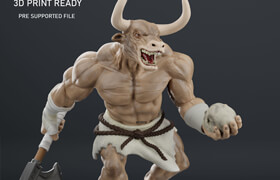 Cgtrader - Minotaur 3D print model