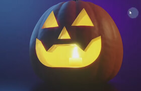 Skillshare - Blender 3D for Beginners Model a Jack-o'-lantern