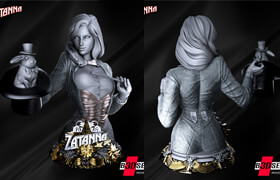 Cgtrader - B3DSERK Zatanna Bust 3D print model