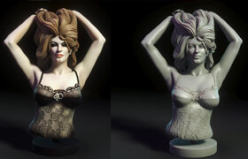 MyMiniFactory - Practice Bust 4  - Torrida Minis - 3D print model