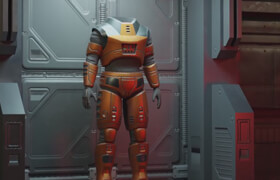 Skillshare - Sci-Fi Character Armor with Blender and Substance Painter by Daniel Kim