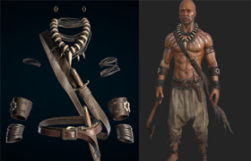 Cgcircuit - Realistic Character props in Maya Zbrush & Substance 3D Painter - Asset Creation for Film and Games