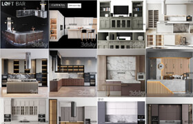 26组厨房家具模型合集