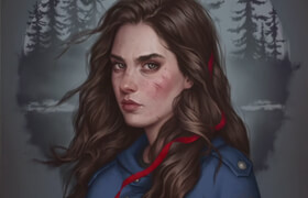 Domestika - Digital Painting of Characters in Photoshop - Fernanda Suarez