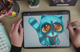 Skillshare - Drawing & Digital illustration Creating Cute Animal Characters For Beginners In Procreate