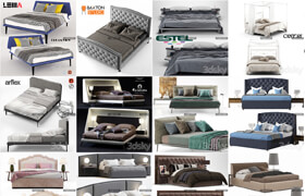 31套床和床头板模型合集
