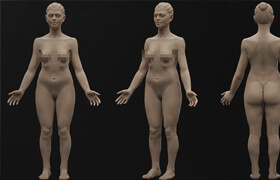 Udemy - Female Anatomy Sculpting in Blender Course by Nexttut