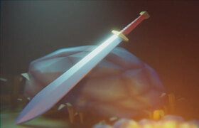 Skillshare - Blender 3D for Beginners Model a Low-poly Fantasy Sword