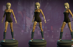 Cgtrader - PRIS BLADE RUNNER 3D PRINT MODEL - 3D print model