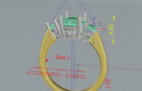 Udemy - Introduction to Jewellery CAD with Rhino 3D by Aaron Clark