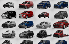 51辆雷诺Renault 品牌的汽车模型合集