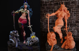 Cgtrader - Feiticeira branca 3D print model