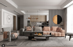 Model Livingroom 337