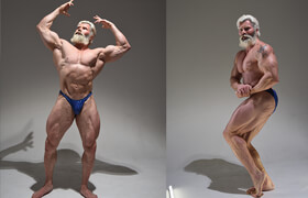 Cubebrush - Mels Mneyan - Male Art Poses 500 Reference Pictures - 参考照片